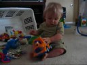TRISTAN EXPLORING HIS CEMENT MIXER