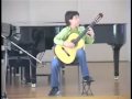 David Kostic Age 13 Performs Milonga del Angel by Astor Piazzolla Classical Guitar