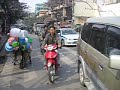 Hanoi traffic crossing Hanoi traffic crossing
