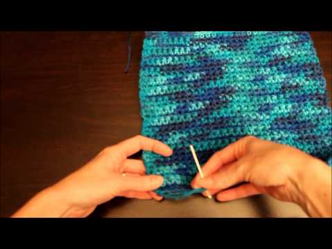 how to fasten off and weave in ends crochet