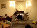 Boys trying to perform a strip tease