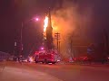 raw video of st  george church fire