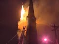 raw video of st  george church fire