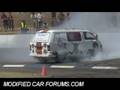 White van burnout Gazza Nationals 2008
