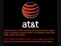 Unlock Any AT&T Cellphone with Special Trick Code FREE!