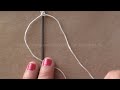 Pulsera de nudo cuadrado/plano abierto // macrame [FACIL]