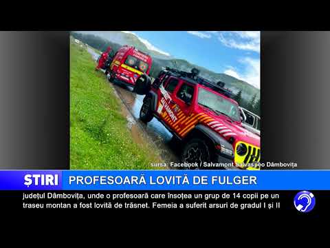 Lovită de fulger