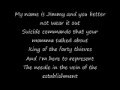 St.Jimmy Green Day (Lyrics)