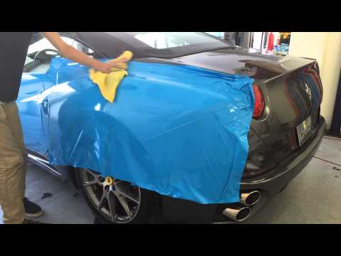Ferrari California – Avery Supreme film wrap install – L Quarter Panel