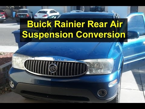 Suspension conversion, bad rear air suspension, leaking air, Buick RainIer – VOTD