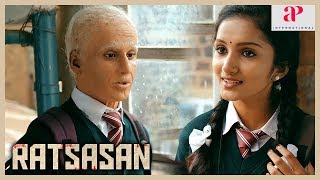 Ratsasan Movie Scenes  Vishnu Vishal learns Sarava