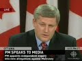 Harper cuts ties with Mulroney, announces independent review