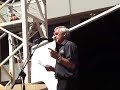 Garth McVicar speaks at the March for Democracy