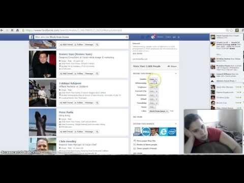 how to search in facebook