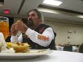 Fine dining with Animal 1%er WARLOCKS MC