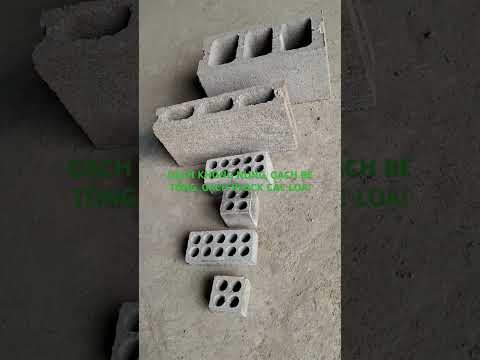 CÁC MẪU GẠCH KHÔNG NUNG, GẠCH BÊ TÔNG, GẠCH BLOCK