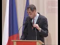 Remise du titre de Docteur Honoris Causa à Mr Vaclav Havel