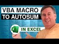 videos de MrExcel's Learn Excel #844 - AutoSum Macro