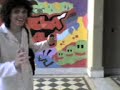 el Gran Mago Parolini en una muestra de sus habilidades ante unos deslumbrados espectadores, haciendo desaparecer a una pequeñuela del publico