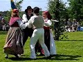 Midsummer celebrations: Folk-dance in Sweden