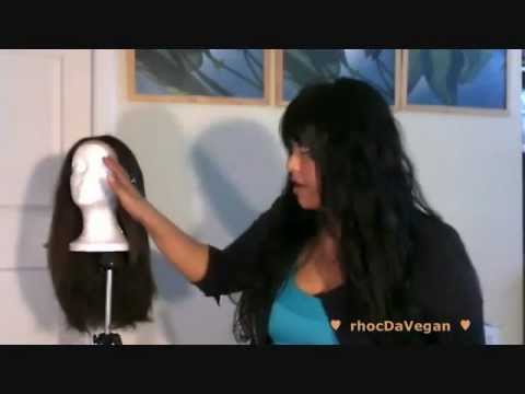 how to dye human hair wig