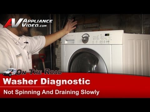 how to drain electrolux front loader