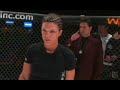 This is Gina Carano's first MMA fight. It was on June 10 2006 and was against Leiticia Pestova.