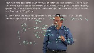 Solving a Differential Equation for Water Concentration