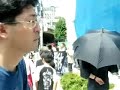 靖国反小泉デモvs妨害車8.15 Yasukuni anti Koizumi demo vs obstructor