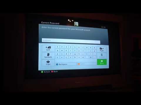how to reset xbox live password