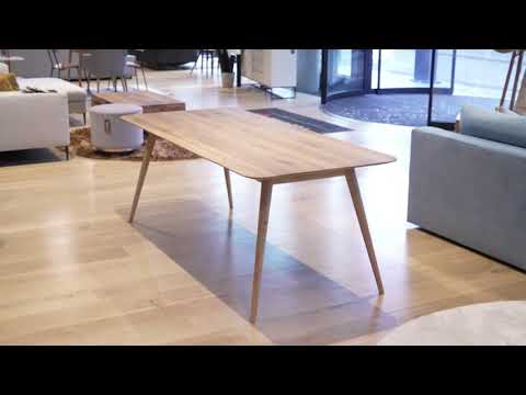 Table en bois massif SANDER Chêne massif - Chêne - 160 x 90 cm
