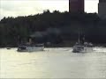 Steamship whistle salute