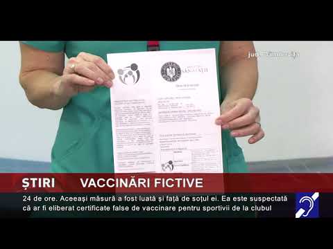 Medic reținut pentru eliberare de adeverințe de vaccinare false