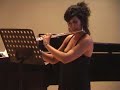 Primer moviment del 'Trio per a flauta, violí i piano' (1958) de Nino Rota, interpretat per Míriam Pérez (flauta), Laura Peinado (violí) i Anna Figueras (piano), a l'auditori del Conservatori Victòria dels Àngels de Sant Cugat del Vallès, el juliol del 2008.