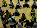 Diogo recebendo a medalha de ouro no fu-xin-chuan