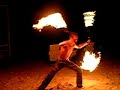 fire spinning show REPUBLICA DOMINICANA (double staff PYRO)