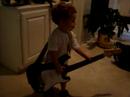 Braiden Jamming on Guitar (2yrs old)
