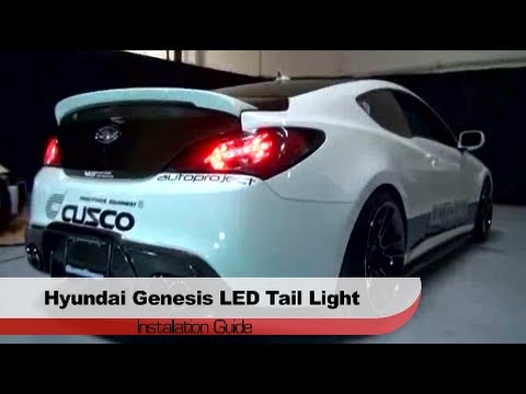 Spyder Auto Installation: 2010-12 Hyundai Genesis Coupe LED Tail Lights