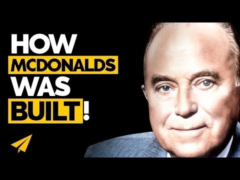 Jobs ideas - how can a man acts like Ray Kroc (McDonald's)