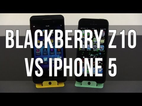 Blackberry Z10 vs iPhone 5 in depth comparison