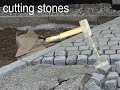 laying cobbles