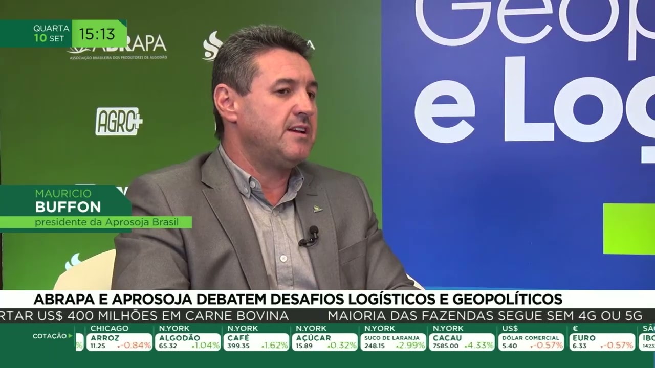 Abrapa e Aprosoja debatem dasafios logísticos e geopolíticos