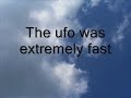 incredible ufo close up picture
