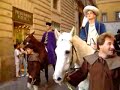 Start of the Bruco palio parade in siena