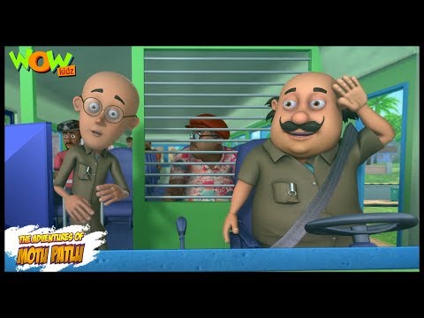 Motu Patlu New Episode | Cartoons | Kids TV Shows | Motu Patlu The Bus Driver | Wow Kidz