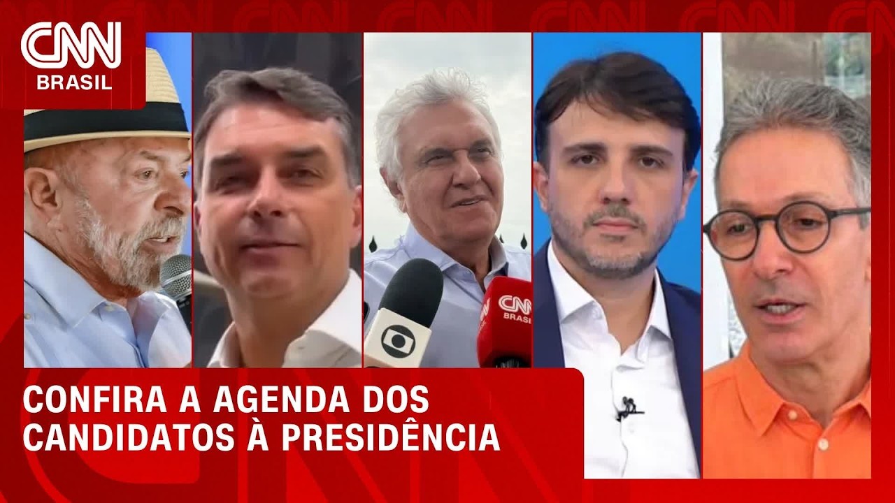 Eleições 2026: confira a agenda dos candidatos à presidência | LIVE CNN