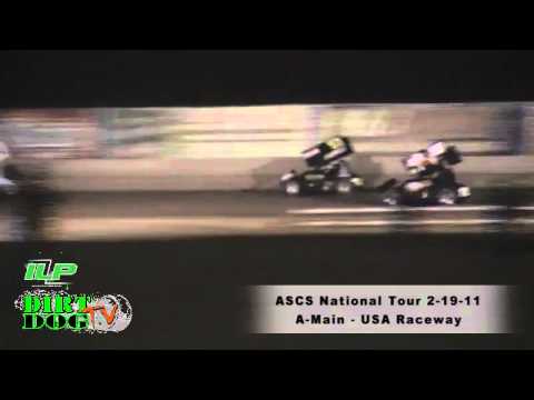 Rnd. 4 ASCS National Tour Highlights | USA Raceway | Tuscon, AZ 2-19-11 