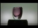 2662 Signed purple sommerso Lindstrand vase for Kosta 2662 Signed purple sommerso Lindstrand vase for Kosta