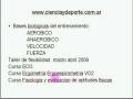 videos de entrenamiento aerobico Bases Biologicas 1
