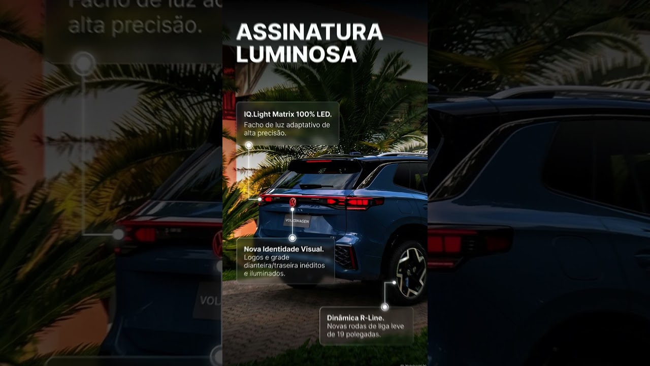 TIGUAN 2026: SUV mais vendido da Volkswagen no mundo chega à sua terceira geração no Brasil